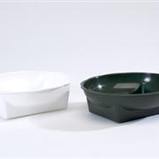 Plastic Square Round Dish