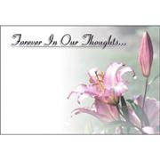Forever In Our Thoughts Card