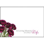 In loving Memory Of A Dear Wife