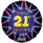 21 st birthday balloon