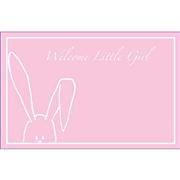 Welcome little Girl Card