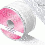 Eleganza Lace - 50mm x 10m Chatsworth White