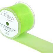 70mm x 20m Lime Green Voile