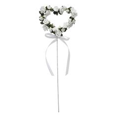 FLOWER HEART WAND CREAM WHITE