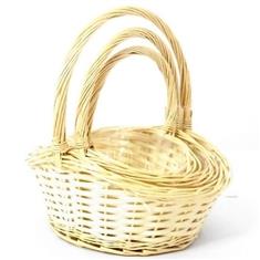 SET OF 3 OVAL PLANTING BASKETS