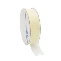 Organza Woven Edge Ivory