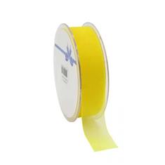 Organza Woven Edge Warm Yellow