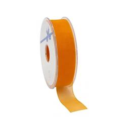 Organza Woven Edge Orange