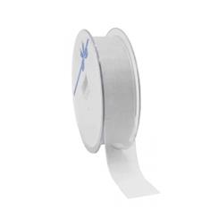 Organza Woven Edge Silver