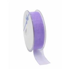 Organza Woven Edge Lilac