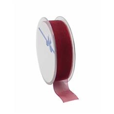Organza Woven Edge Wine
