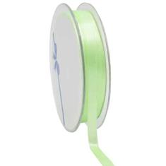 Ribbon Woven Edge Pastel Green 6mm
