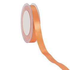 Ribbon Woven Edge Bright Orange 15mm