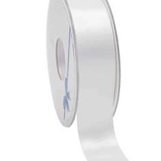 Ribbon Woven Edge White 25mm