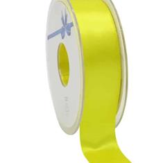 Ribbon Woven Edge Yellow 25mm