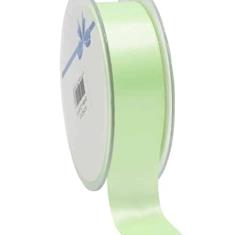 Ribbon Woven Edge Pastel Green 25mm