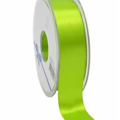 Ribbon Woven Edge Spring Green 25mm