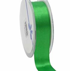 Ribbon Woven Edge Grass Green 25mm