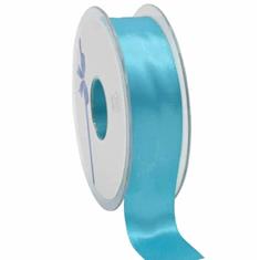 Ribbon Woven Edge Turquoise 25mm