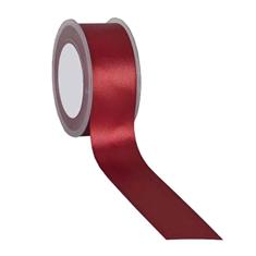 Ribbon Woven Edge Burgundy 38mm