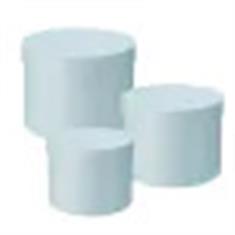 Lined Hat Boxes x3 Baby Blue