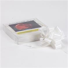 White Pullbows 3cm