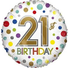 21 Birthday Balloon