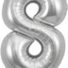 No8 Helium Silver Balloon 