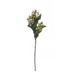 Artificial Hypericum Berry Branch White