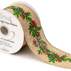 Christmas Red Berries Foliage Natural