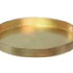 plastic tray gold