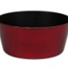 Plastic flowerpot red