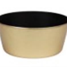 Plastic flowerpot Gold