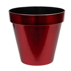 Plastic Flower pot red 