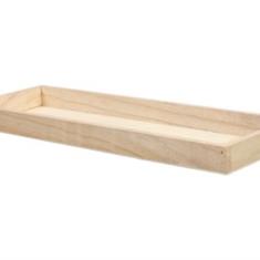 Wooden tray rectangle med