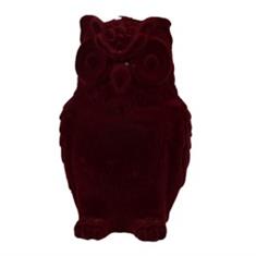 flock owl standing red