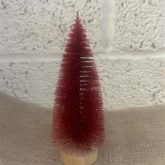 Tree Red Glitter 15x6cm
