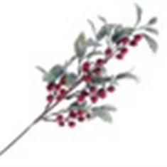 LEAF AND BERRY SPRAY RED 