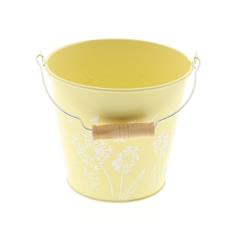 Bucket Flower Rnd Yellow