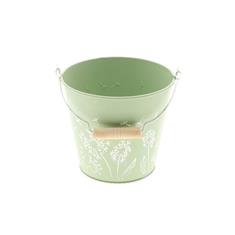 Bucket Flower Rnd Green